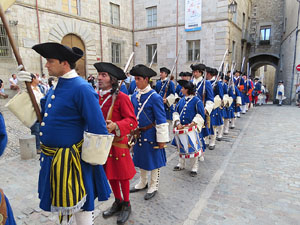 Girona resisteix! Jornades de recreaci&oacute; hist&ograve;rica de la Guerra de Successi&oacute;. Presentaci&oacute; de la recreaci&oacute;