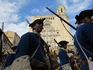 Girona resisteix! Jornades de recreaci&oacute; hist&ograve;rica de la Guerra de Successi&oacute;. Presentaci&oacute; de la recreaci&oacute;