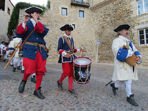 Girona resisteix! Jornades de recreaci&oacute; hist&ograve;rica de la Guerra de Successi&oacute;. Recreaci&oacute; dels combats de 1705