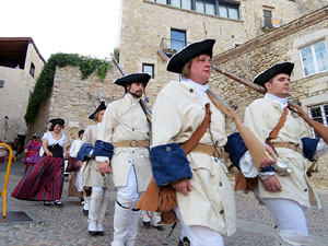 Girona resisteix! Jornades de recreaci&oacute; hist&ograve;rica de la Guerra de Successi&oacute;. Recreaci&oacute; dels combats de 1705