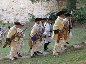 Girona resisteix! Jornades de recreaci&oacute; hist&ograve;rica de la Guerra de Successi&oacute;. Recreaci&oacute; dels combats de 1705