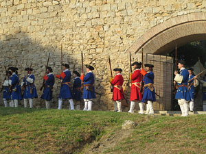 Girona resisteix! Jornades de recreaci&oacute; hist&ograve;rica de la Guerra de Successi&oacute;. Recreaci&oacute; dels combats de 1705