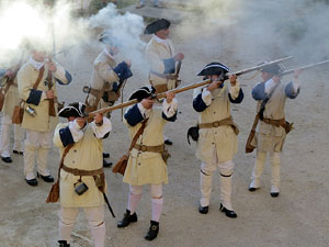 Girona resisteix! Jornades de recreaci&oacute; hist&ograve;rica de la Guerra de Successi&oacute;. Recreaci&oacute; dels combats de 1705