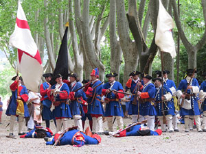 Girona resisteix! Jornades de recreaci&oacute; hist&ograve;rica de la Guerra de Successi&oacute;. Recreaci&oacute; dels setges de 1710 i 1712