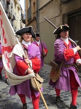 Regimiento de Castilla (Recreat per Almansa Histórica 1707)