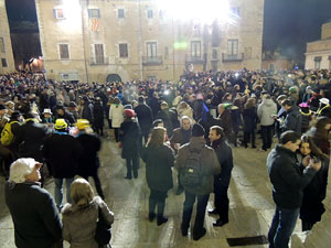 Campanades de Cap d'Any a la Catedral de Girona