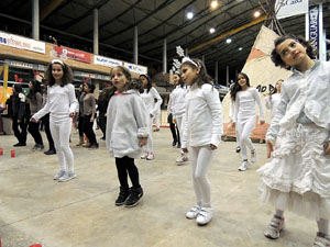 Inauguració de la pista de gel i tobogan de gel a Fira de Girona