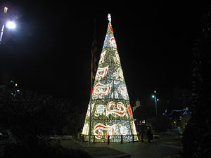 Els carrers il·luminats per Nadal
