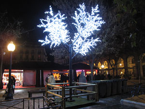 Els carrers il·luminats per Nadal