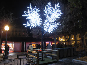 Els carrers il·luminats per Nadal