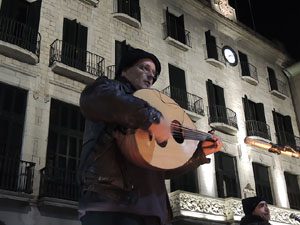 L'encesa de les llums de Hanukkà a la plaça del Vi