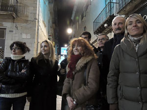 L'encesa de les llums de Hanukkà a la plaça del Vi