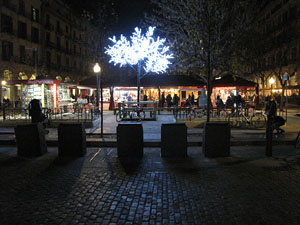 Mercat de Nadal a la plaça de la Independència