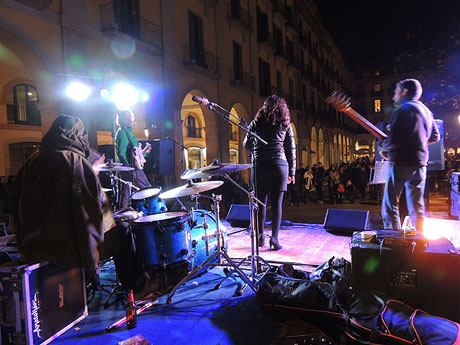 Festes de Nadal 2013. Música als carrers i places de Girona