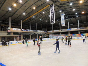 Pista de gel i tobogan de gel a Fira de Girona