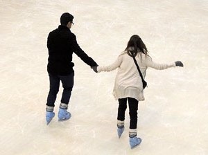 Pista de gel i tobogan de gel a Fira de Girona