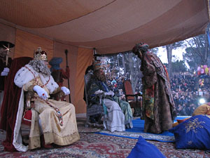 La Cavalcada de Reis. El Campament Reial