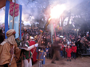 La Cavalcada de Reis. El Campament Reial