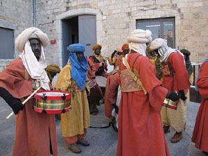 La precavalcada de Reis pels carrers de Girona