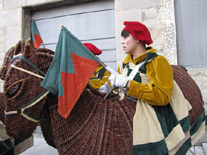 La precavalcada de Reis pels carrers de Girona