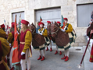 La precavalcada de Reis pels carrers de Girona