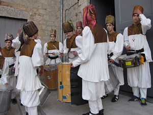 La precavalcada de Reis pels carrers de Girona