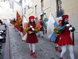 La precavalcada de Reis pels carrers de Girona