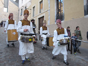 La precavalcada de Reis pels carrers de Girona
