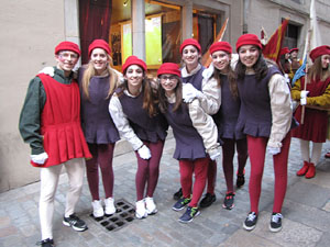 La precavalcada de Reis pels carrers de Girona