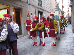 La precavalcada de Reis pels carrers de Girona