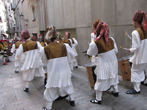 La precavalcada de Reis pels carrers de Girona