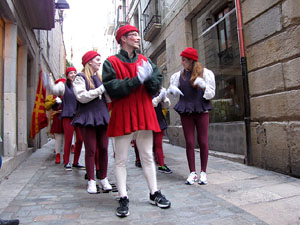 La precavalcada de Reis pels carrers de Girona