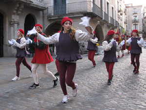 La precavalcada de Reis pels carrers de Girona