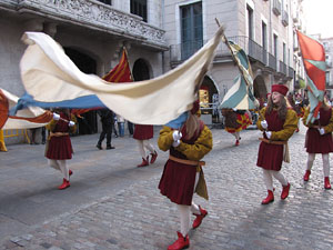 La precavalcada de Reis pels carrers de Girona