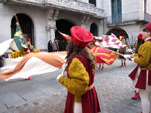 La precavalcada de Reis pels carrers de Girona