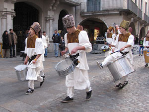 La precavalcada de Reis pels carrers de Girona