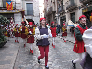 La precavalcada de Reis pels carrers de Girona