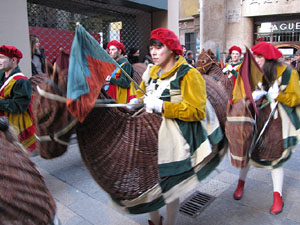 La precavalcada de Reis pels carrers de Girona