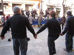 Sardanes a la Rambla de la Llibertat