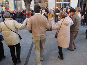 Sardanes a la Rambla de la Llibertat