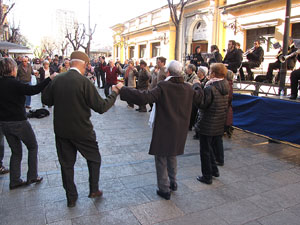 Sardanes a la Rambla de la Llibertat