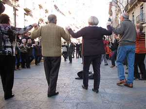 Sardanes a la Rambla de la Llibertat