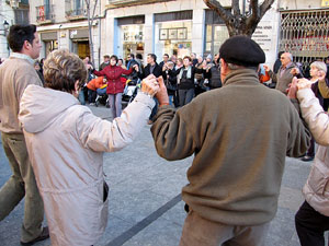 Sardanes a la Rambla de la Llibertat