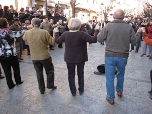Sardanes a la Rambla de la Llibertat