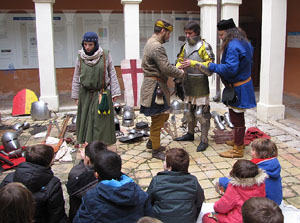 Taller sobre la vida militar i l'heràldica a la Girona medieval