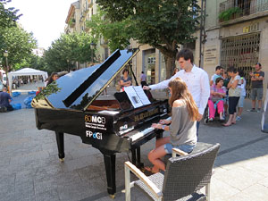 Pianos de cua als carrers de Girona