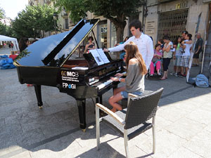 Pianos de cua als carrers de Girona