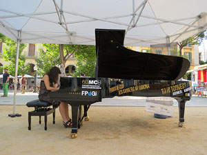 Pianos de cua als carrers de Girona