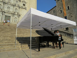 Pianos de cua als carrers de Girona