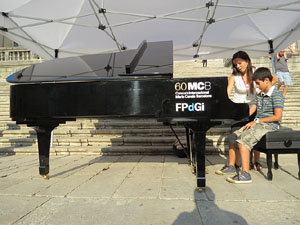 Pianos de cua als carrers de Girona